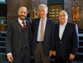 Rabbi David Vaisberg, David Kertzer, and Abe Foxman at Temple B\'nai Abraham in Livingston, NJ on April 28, 2024