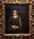 A Rabbi, painting by Rembrandt