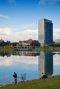 Rabbis on Lake Kuchajda Royalty Free Stock Photo