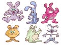 Rabbit Bunny Cartoon Characters