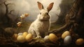 Rabbit Came To Revive Nature Royalty Free Stock Photo