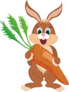 Rabbit with carrot