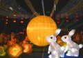 Rabbit and Clouds Lanterns