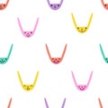 Rabbit Emoticons Pattern-06