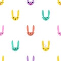 Rabbit Emoticons Pattern-07