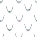 Rabbit Emoticons Pattern-10