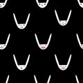 Rabbit Emoticons Pattern-03