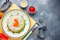 Rabbit galantine aspic for Easter Royalty Free Stock Photo