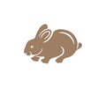 Rabbit, hare, pet, animal, agriculture and nature, graphic design