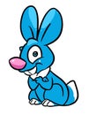 Rabbit kind cute cartoon illustration