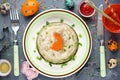 Rabbit meat galantine aspic Royalty Free Stock Photo