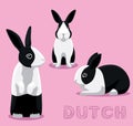 Rabbit Mini Satin Cartoon Vector Illustration Royalty Free Stock Photo