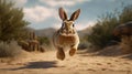 Rabbit Running In Ultra Hd Cinematic Quality With Canon Eos R3