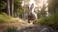 Rabbit Running In Ultra Hd Cinematic Quality With Canon Eos R3