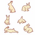 Rabbit shilouette