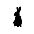 Rabbit silhouette