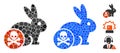 Rabbit Toxin Composition Icon of Circles