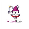 Rabbit Wizard Logo Design