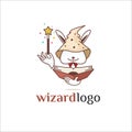 Rabbit Wizard Logo Design