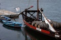 Rabelo boat on Douro river. Porto.