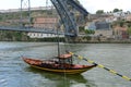 Rabelo Boat, Porto, Portugal Royalty Free Stock Photo