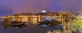 Rabelo boats on the Douro river, Porto, Portugal. Royalty Free Stock Photo