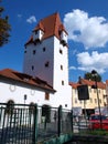Rabenstein tower, Ceske Budejovice, Czech Republic Royalty Free Stock Photo