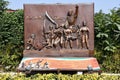 The Ahom Rebellion sculpture at Shaheedi Park in Delhi, India Royalty Free Stock Photo