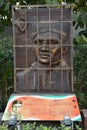 Vinayak Damodar Savarkar sculpture at Shaheedi Park in Delhi, India