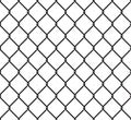 Rabitz seamless pattern. Mesh netting ornament. Mesh fence background