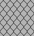 Rabitz seamless pattern. Mesh netting ornament. Mesh fence background Royalty Free Stock Photo