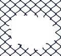 rabitz texture stock illustration grid seamless pattern image chainlink fence netting seamless connection Ripped Fence Mesh