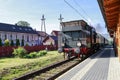 RABKA ZDROJ, POLAND - SEPTEMBER 17, 2016: Steam locomotive