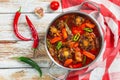 Rabo de toro or oxtail stew Royalty Free Stock Photo