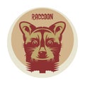 Raccoon logo or icon