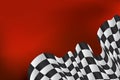 Race background checkered flag wave design Royalty Free Stock Photo