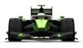 Race car - green and black