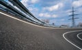 Race Car / motorcycle racetrack on a sunny day Royalty Free Stock Photo