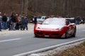 Race car panning shot