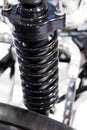 Race car shock absorber Royalty Free Stock Photo