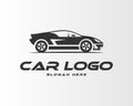 Race car symbol logo icon design. Royalty Free Stock Photo