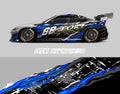 Race car wrap decal designs