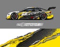 Race car wrap decal designs