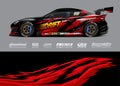 Race Car Wrap Illustrations