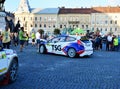 Race cars at the Transilvania Rally 2016 Cluj-Napoca