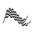 Race flag icon design Royalty Free Stock Photo