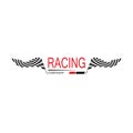 Race flag icon design Royalty Free Stock Photo