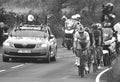 The race leaders going up Buller Hill at Tour de Britain 2021