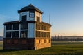 Pontefract Race Course - race directors box office, horse racing, West Yorkshire, UK