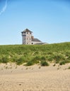 Race Point Beach in Provincetown Massachusetts. Old Harbor Life Saving Station. Royalty Free Stock Photo